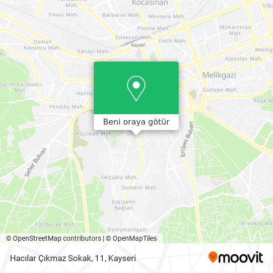 Hacılar Çıkmaz Sokak, 11 harita