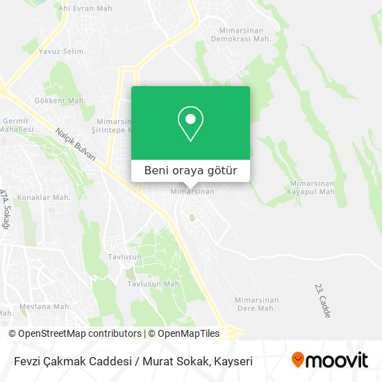 Fevzi Çakmak Caddesi / Murat Sokak harita