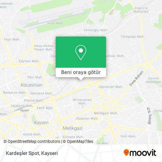 Kardeşler Spot harita
