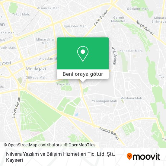 Nilvera Yazılım ve Bilişim Hizmetleri Tic. Ltd. Şti. harita