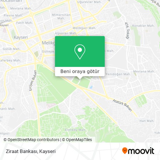 Ziraat Bankası harita