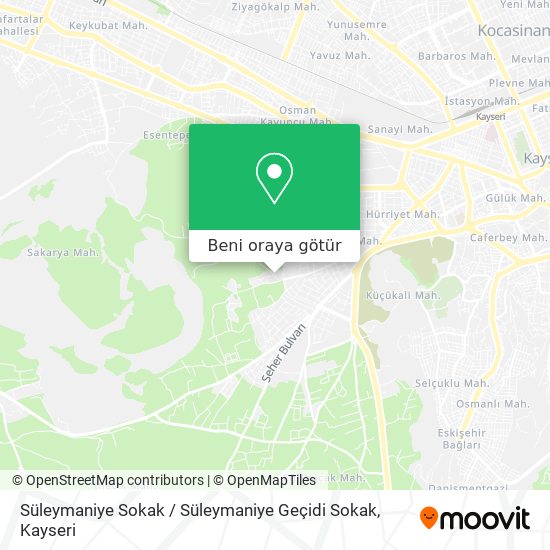 Süleymaniye Sokak / Süleymaniye Geçidi Sokak harita