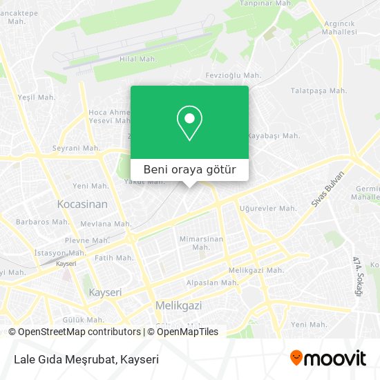 Lale Gıda Meşrubat harita