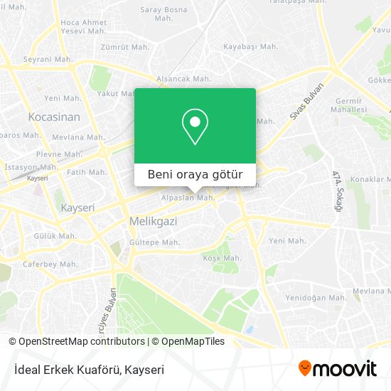 İdeal Erkek Kuaförü harita
