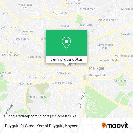 Duygulu Et Sitesi Kemal Duygulu harita