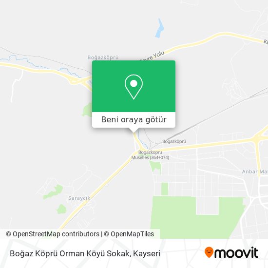 Boğaz Köprü Orman Köyü Sokak harita