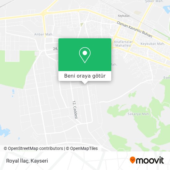 Royal İlaç harita
