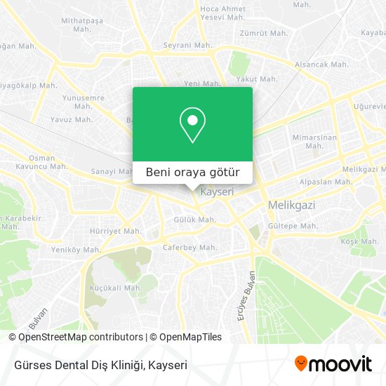 Gürses Dental Diş Kliniği harita