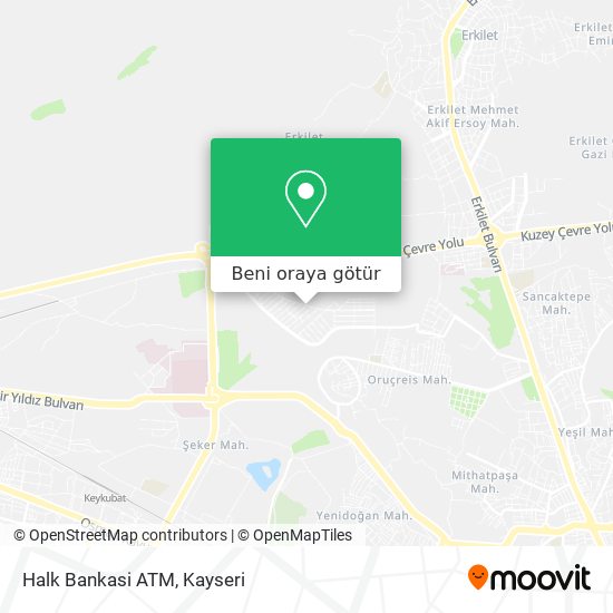 Halk Bankasi ATM harita