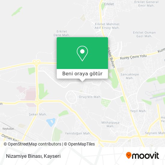 Nizamiye Binası harita