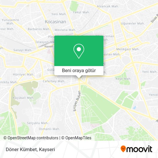 Döner Kümbet harita