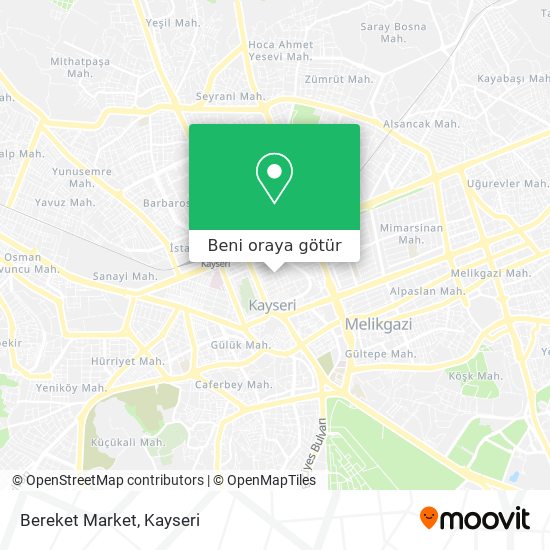 Bereket Market harita