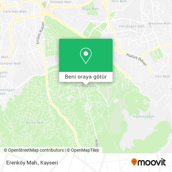 Erenköy Mah. harita