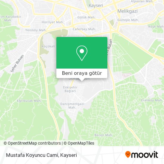 Mustafa Koyuncu Cami harita