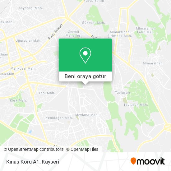 Kınaş Koru A1 harita