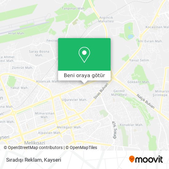 Sıradışı Reklam harita
