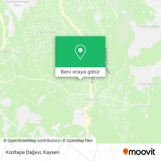 Kızıltepe Dağevi harita