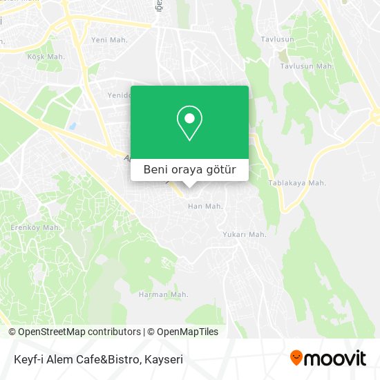 Keyf-i Alem Cafe&Bistro harita