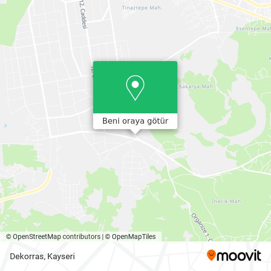 Dekorras harita