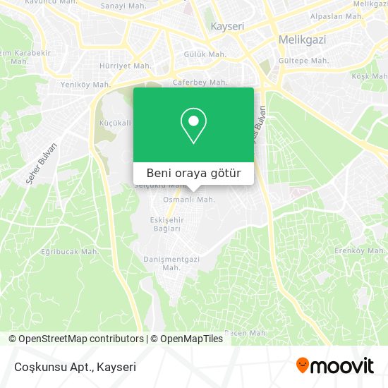 Coşkunsu Apt. harita