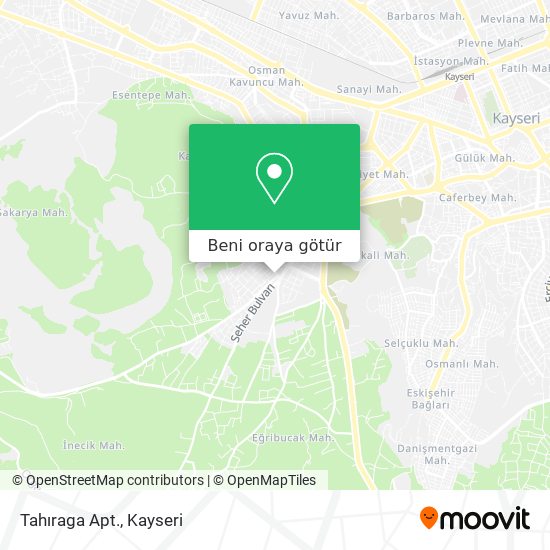 Tahıraga Apt. harita