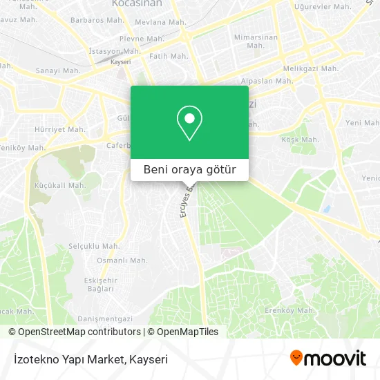 İzotekno Yapı Market harita