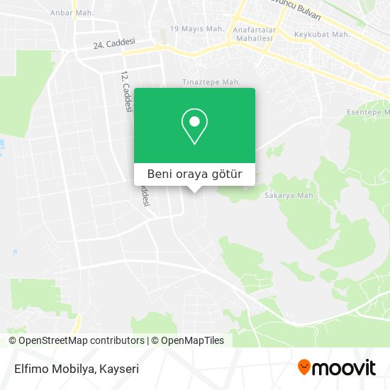 Elfimo Mobilya harita