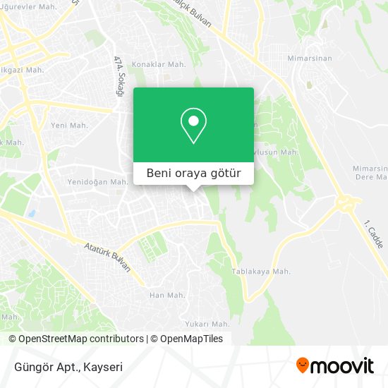 Güngör Apt. harita