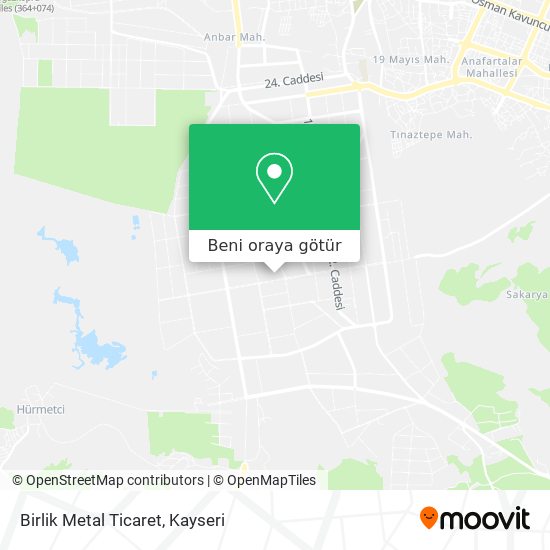 Birlik Metal Ticaret harita