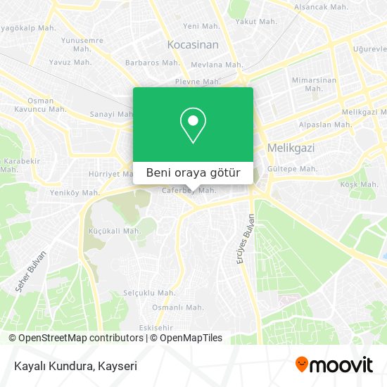 Kayalı Kundura harita