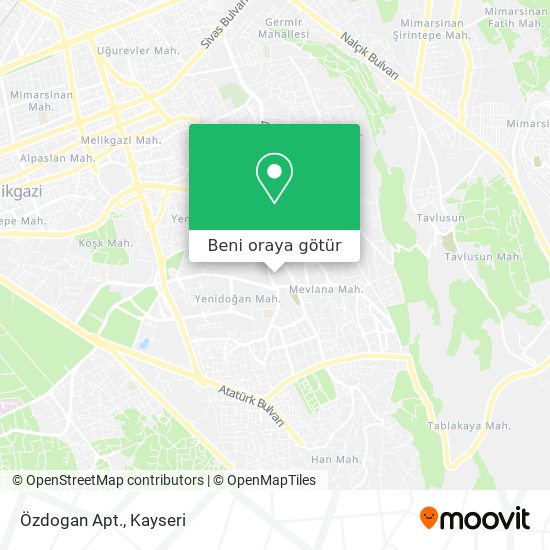 Özdogan Apt. harita