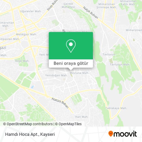 Hamdı Hoca Apt. harita