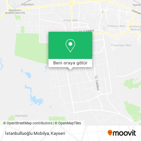 İstanbulluoğlu Mobilya harita
