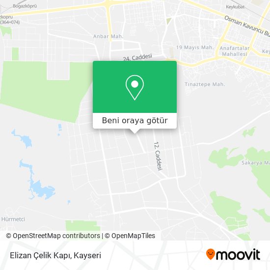 Elizan Çelik Kapı harita