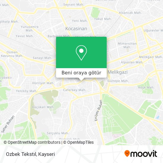 Ozbek Tekstıl harita