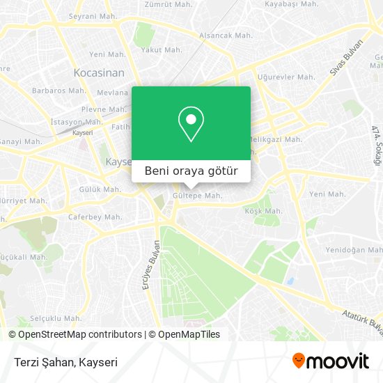Terzi Şahan harita