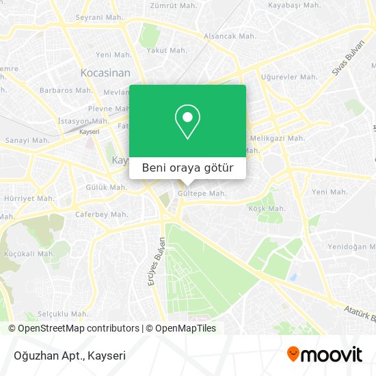 Oğuzhan Apt. harita