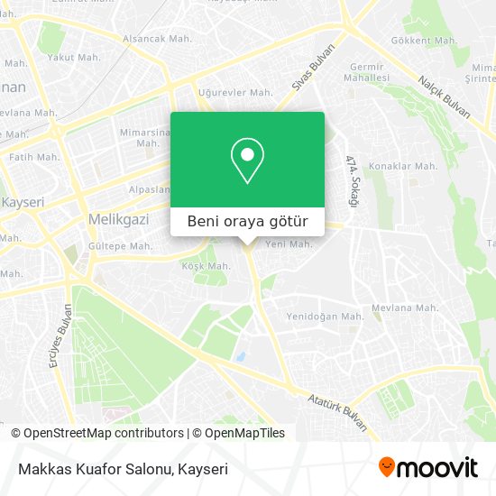 Makkas Kuafor Salonu harita