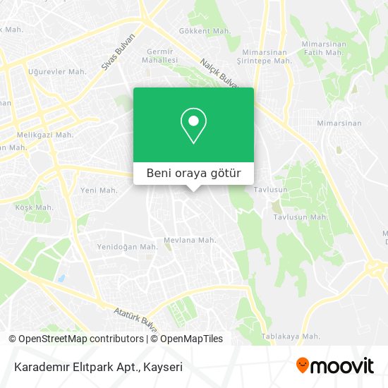 Karademır Elıtpark Apt. harita