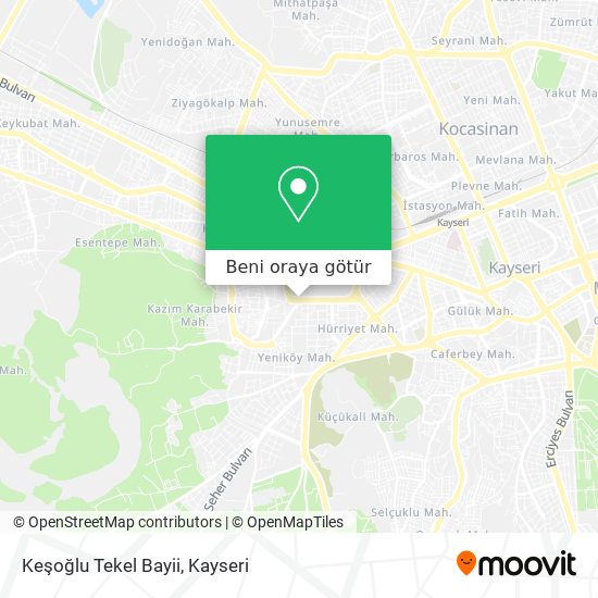 Keşoğlu Tekel Bayii harita
