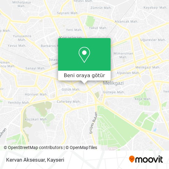 Kervan Aksesuar harita