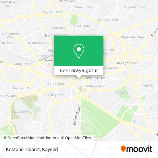 Kestane Ticaret harita