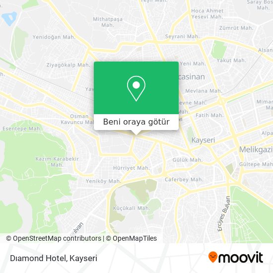 Dıamond Hotel harita