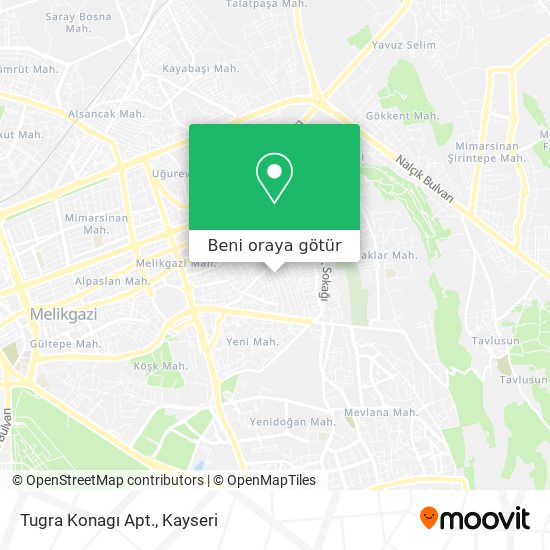 Tugra Konagı Apt. harita