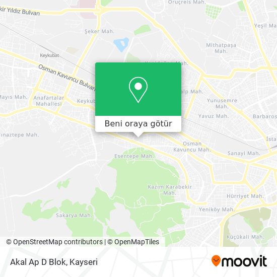 Akal Ap D Blok harita