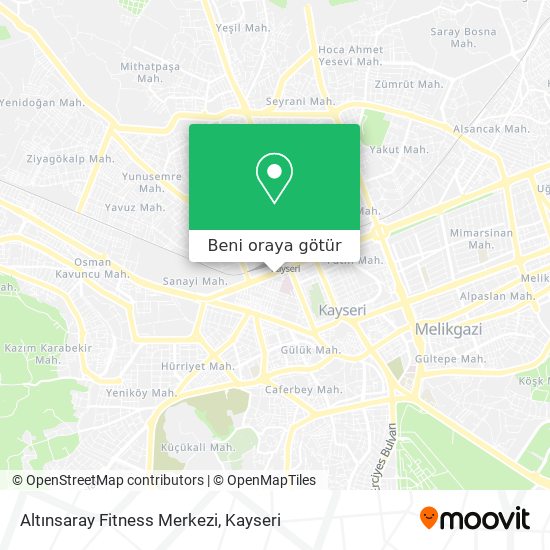 Altınsaray Fitness Merkezi harita