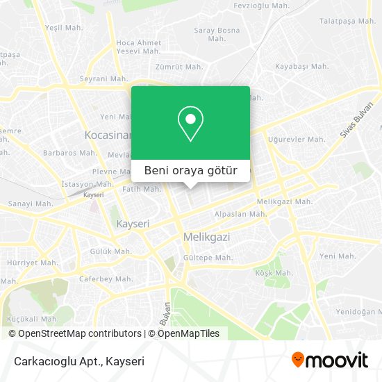 Carkacıoglu Apt. harita