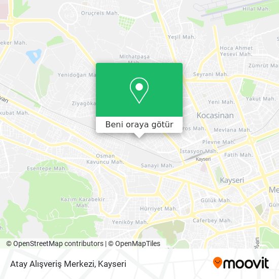 Atay Alışveriş Merkezi harita