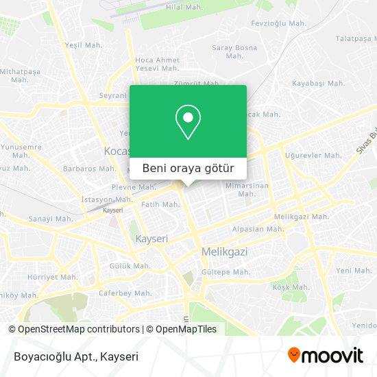 Boyacıoğlu Apt. harita