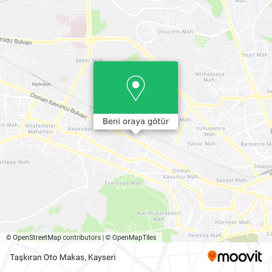 Taşkıran Oto Makas harita